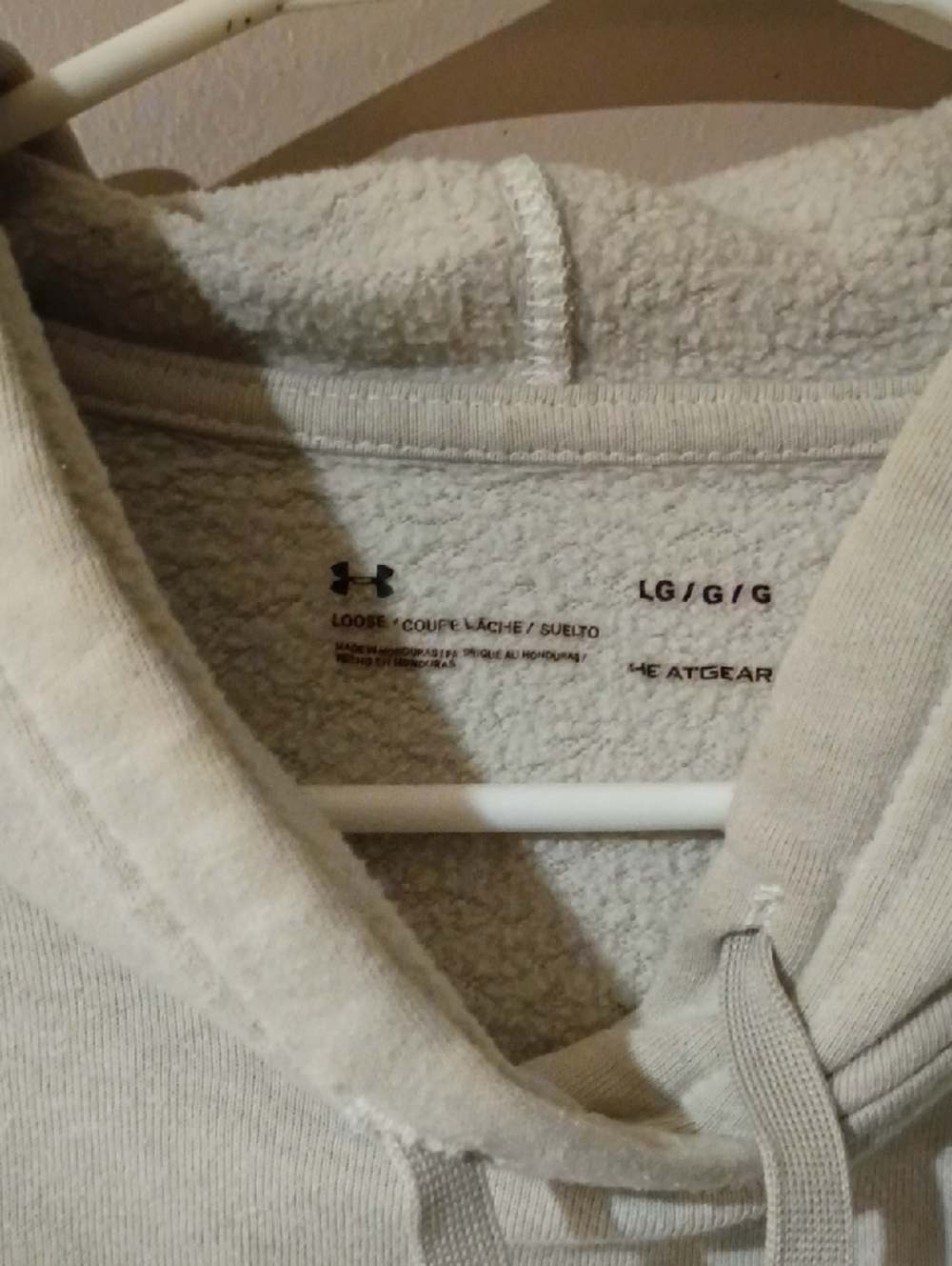 Under Armour Women's Light Beige/Tan Hoodie Sweatshirt
